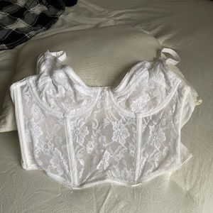 Lace corset top